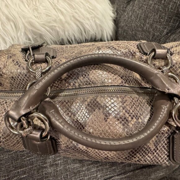 Coach Ashley Snakeskin Satchel - G1380-F26041 - Picture 9 of 15